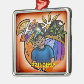 Carré Argenté Ornement de couverture de livre (Gauche)