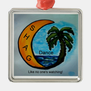 Carré Argenté Ornement de danse de TAPIS À LONGS POILS