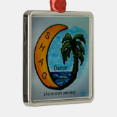 Carré Argenté Ornement de DANSE de TAPIS À LONGS POILS (Droite)