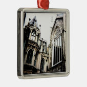 Carré Argenté Ornement 'gothique' (Droite)