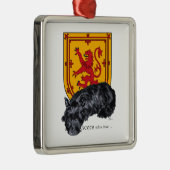 Carré Argenté Scots Wha Hae Ornement (Droite)