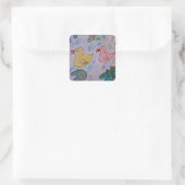Carré Arrosage sur Sticker Ducklings (Sac)