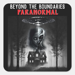 Carré Au-delà des limites Sticker Paranormal