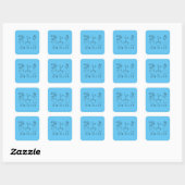 Carré Augmenter ensemble Sticker Classic (Feuille)
