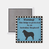 Carré Aussie Magnet Blue (Recto/Verso)