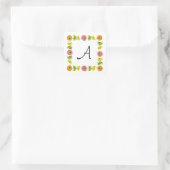Carré autocollant Citrus Multi Carré Monogram (Sac)