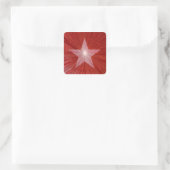 Carré autocollant Red Star (Sac)