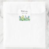 Carré Avec Amour Boho Cactus Enveloppe Enveloppe Sticker (Sac)
