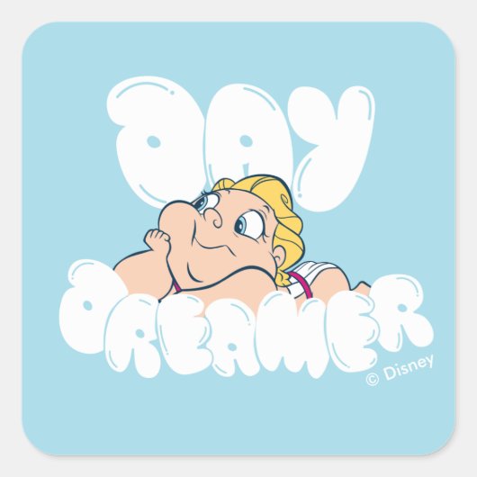 Carré Baby Hercules - Day Dreamer Square Sticker (Devant)