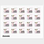 Carré Baking Anniversaire Sticker (Feuille)