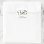 Carré Balise Sticker Holly de Noël (Sac)