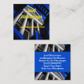 Carré Banquier, carte de visite de banquier (Devant / Derrière)