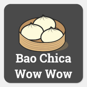 Carré Bao Chica Wow Sticker