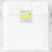 Carré Bath Time Rubber Ducky sticker (Sac)
