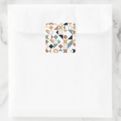 Carré Bauhaus Geometric Baby Sticker (Sac)