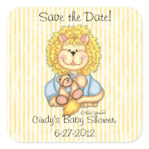 BaZoPeoples "Save the Date" Sticker Lester