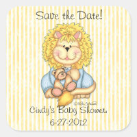 BaZoPeoples "Save the Date" Sticker Lester