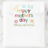 Carré Beau Sticker pour la fête des mères (Sac)