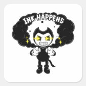Carré Bendy and the Ink Machine Sticker | Bendy Characte (Devant)