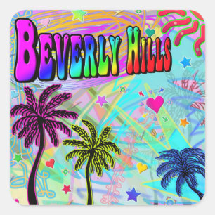 Carré Beverly Hills Sticker Romance Vivid