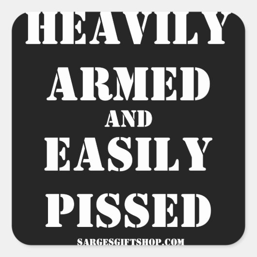 CARRÉ BIKER HELMET STICKER (Devant)