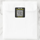 Carré BizConnect : Sticker de code QR (Sac)