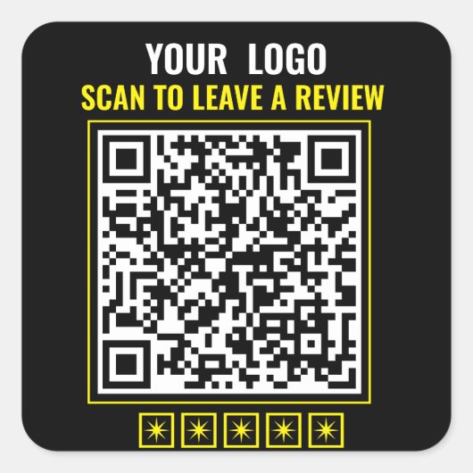 Carré BizConnect : Sticker de code QR (Devant)