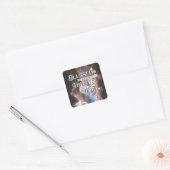 Carré Blessé Bible Verse Inspiration Sticker (Enveloppe)