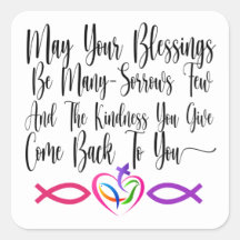 Blessing Sticker