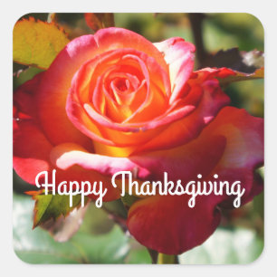 Carré Bon thanksgiving Dream Come True Rose #2 Sticker