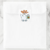 Carré Boo ! Halloween - Sticker (Sac)