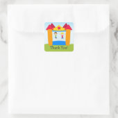 Carré Bounce House Anniversaire Sticker (Sac)