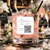 Carré Bride’s Favorite QR Code Wedding Drink Sticker