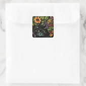 Carré Cachet en fleurs de Louis Wain Sticker Sheet (Sac)