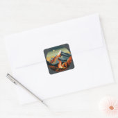Carré Camping et Sticker randonnée (Enveloppe)