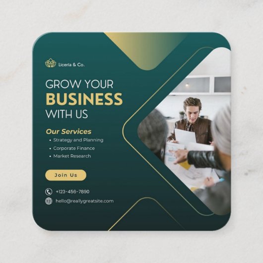 Carré Carte de visite (Devant)