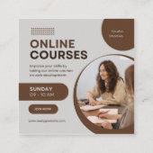 Carré Carte de visite (Dos)