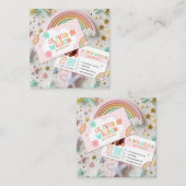 Carré Carte de visite (Devant / Derrière)