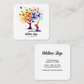 Carré Carte de visite (Devant / Derrière)