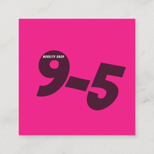 Carré Carte de visite (Dos)