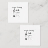 Carré Carte de visite (Devant / Derrière)