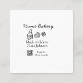 Carré Carte de visite (Dos)