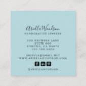 Carré Carte de visite (Dos)