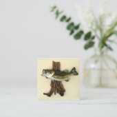 Carré carte de visite à grande bouche (Debout devant)