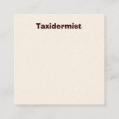 Carré carte de visite à grande bouche (Dos)