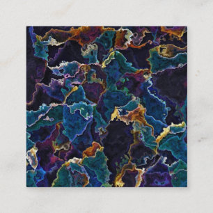 Carré Carte de visite à nappes d'huile