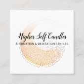 Carré Carte de visite Abstrait Logo De Savon Et Bougie (Devant)