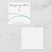 Carré Carte de visite aérodynamique (Devant / Derrière)