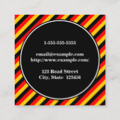 Carré Carte de visite allemand Tutor (Dos)