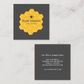 Carré Carte de visite apiculteur (Devant / Derrière)